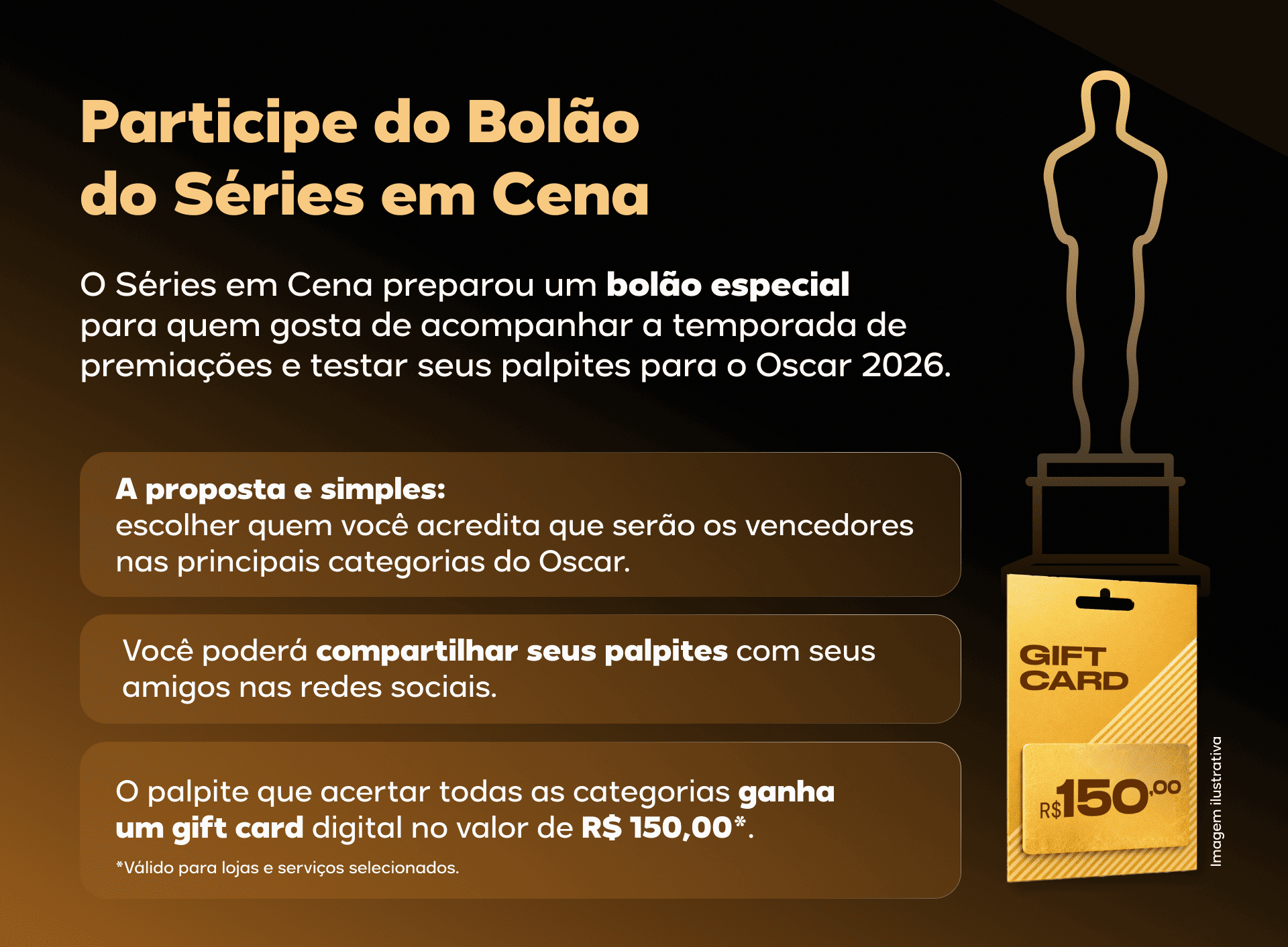 Banner Bolão do Oscar