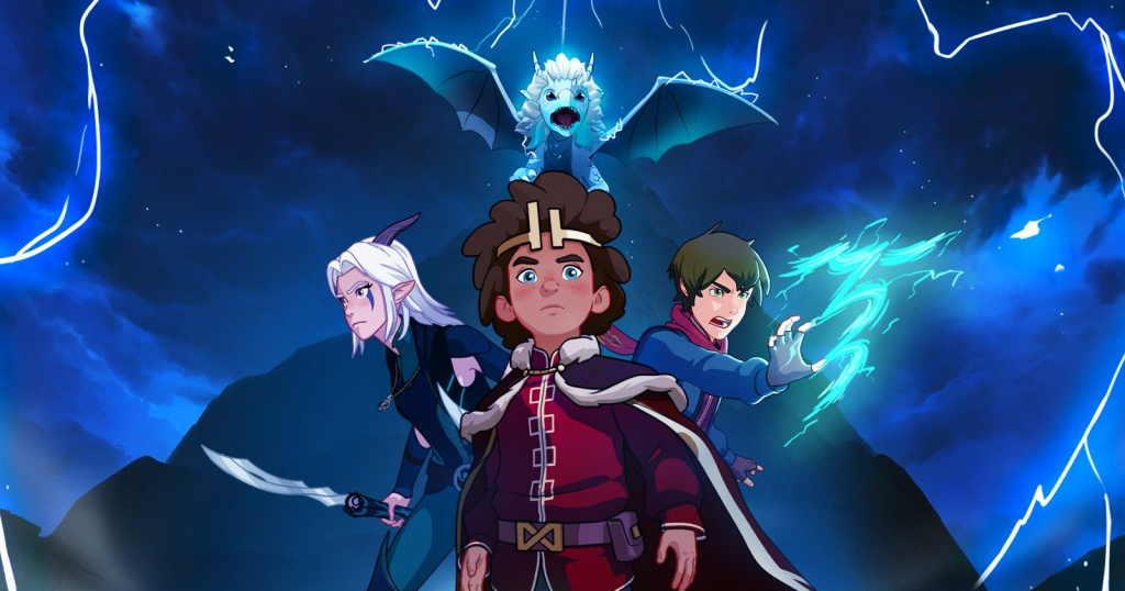 Imagem da animação The Dragon Prince