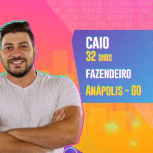 Conheça Caio, participante do time pipoca do BBB 21