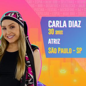 Conheça Carla Diaz, participante do time camarote do BBB 21