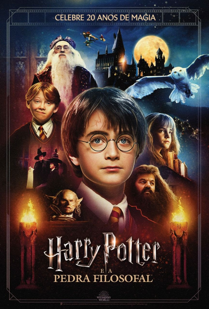 Harry Potter e a Pedra Filosofal ganha uma nova versão em comemoração aos 20 anos do filme