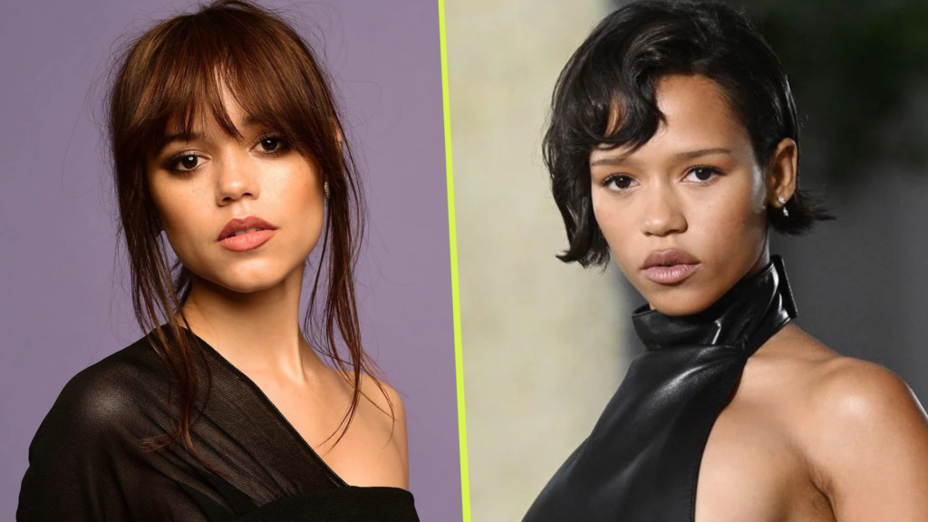 Jenna Ortega e Taylor Russell em negociações para remake de Mulher Solteira Procura