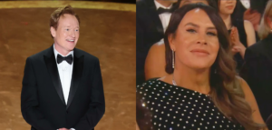 Oscar: Conan O’Brien faz piadas com Karla Sofía Gascón durante monólogo “Você tuitou o quê?!”
