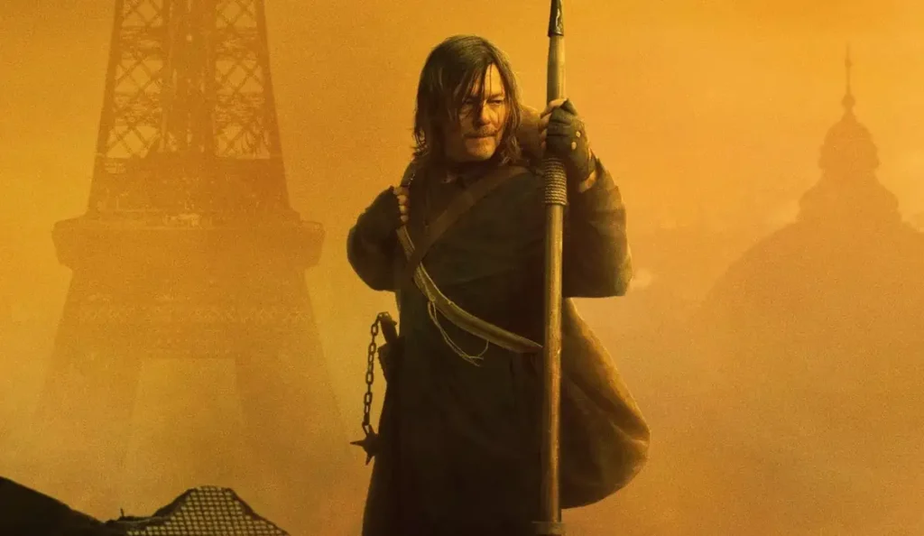 Norman Reedus em cena da série The Walking Dead: Daryl Dixon