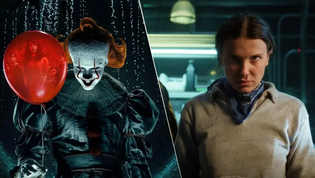 Montahem com as séries IT: Bem-Vindos à Derry e Stranger Things