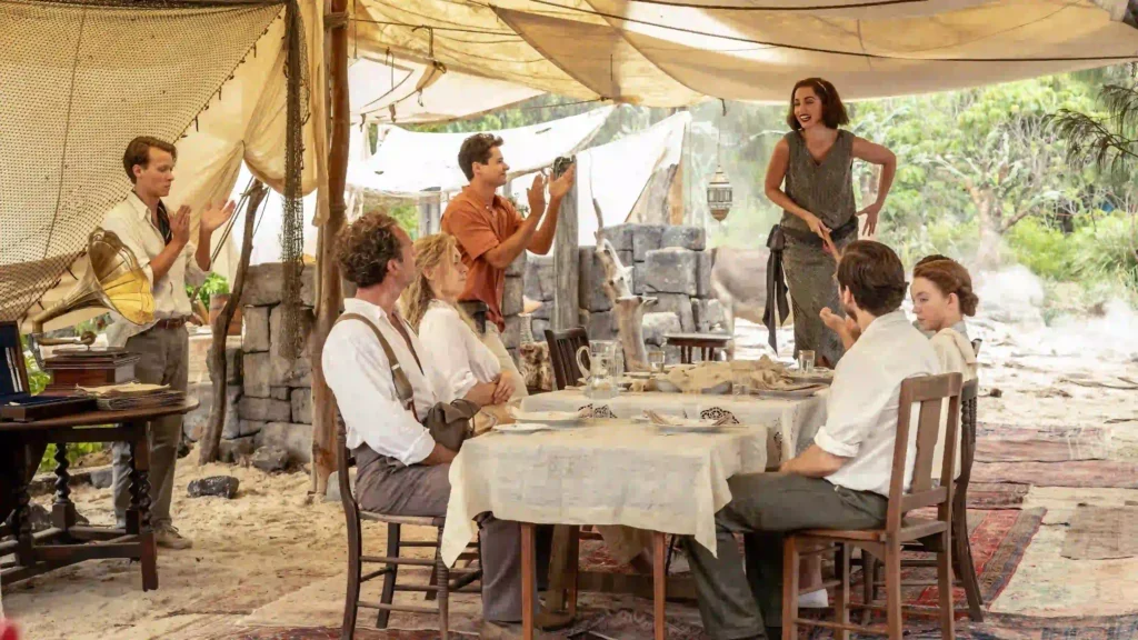 Imagem do filme Éden, com Jude Law e Ana de Armas