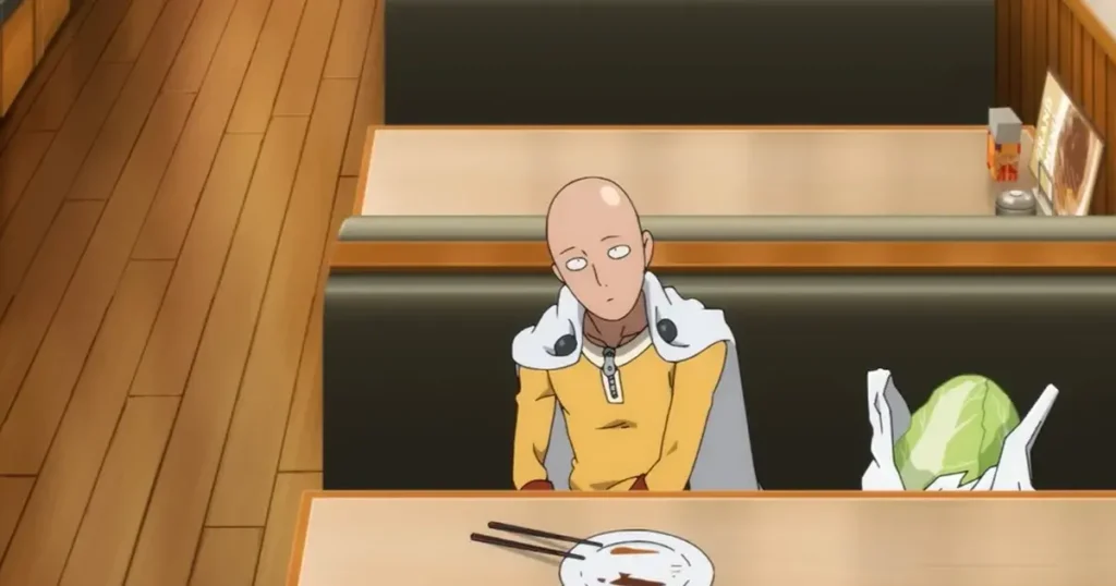 Imagem do anime One Punch Man