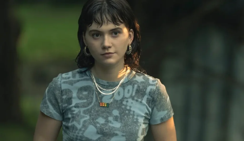 A personagem Maeve Prendergrast, sobrinha de um dos criminosos, deixa Delaware County no final da série Task.