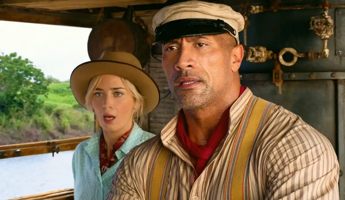 Tela Quente de hoje (20/10) exibe filme de aventura com Dwayne Johnson e Emily Blunt