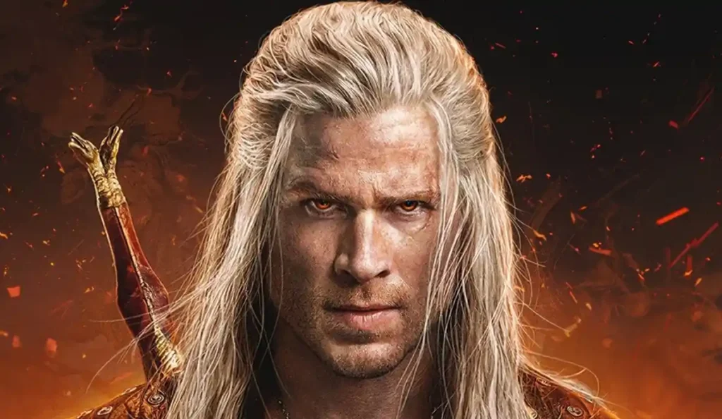 Liam Hemsworth em imagem promocional como Geralt de Rívia, novo protagonista de The Witcher