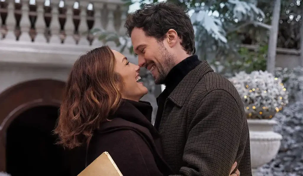 Sydney e Henri reunidos na cena final de Borbulhas de Amor, mostrando o desfecho do romance da Netflix