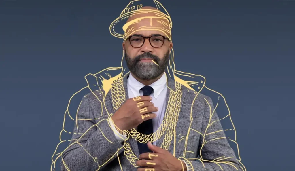 Jeffrey Wright como Monk Ellison em cena do filme Ficção Americana