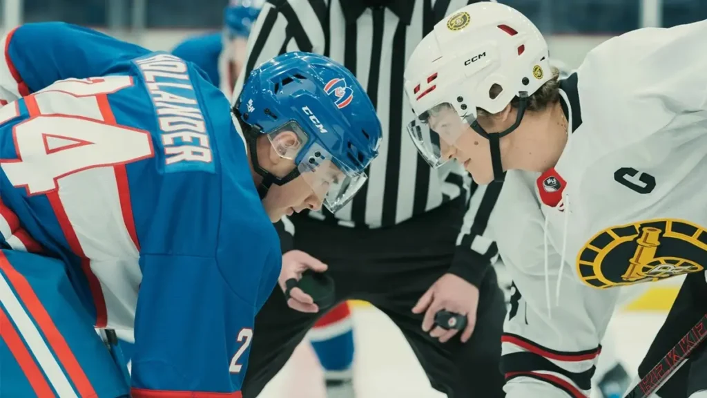 Imagem promocional da série Heated Rivalry