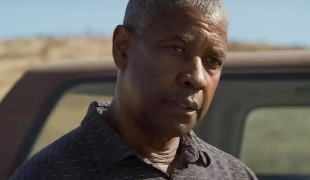 Denzel Washington como Joe Deacon em cena de Os Pequenos Vestígios