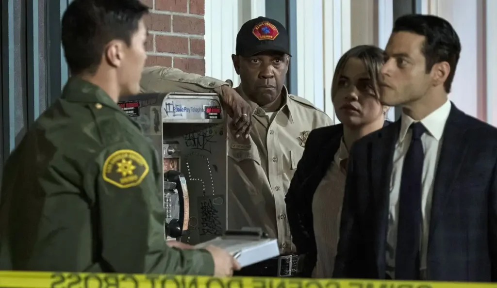 Rami Malek como Jim Baxter durante investigação em Os Pequenos Vestígios