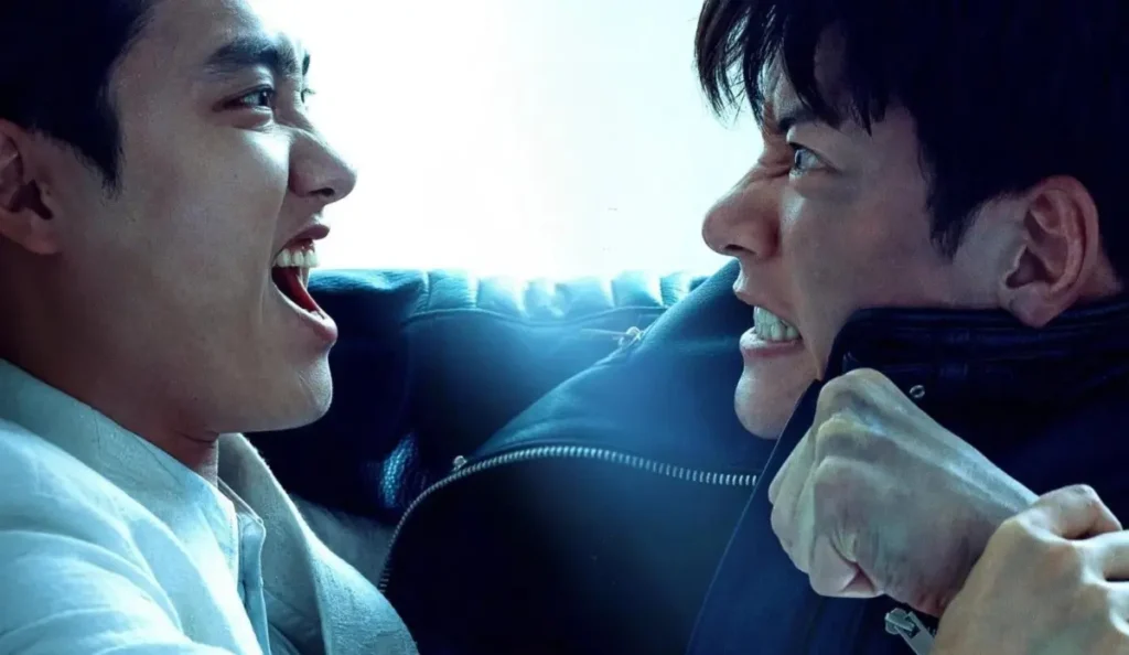 Ji Chang-wook, D.O. e Lee Kwang-soo aparecem juntos em cena do K-drama O Manipulado no Disney+