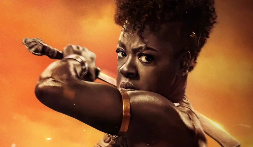 Viola Davis em cena de A Mulher Rei