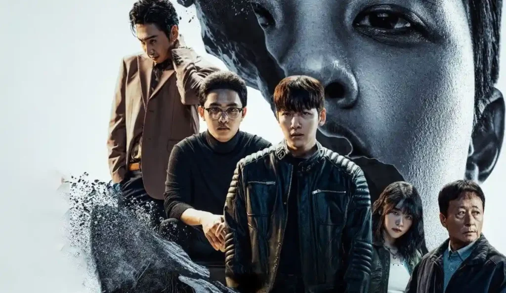 Elenco reunido em cena de O Manipulado no Disney+