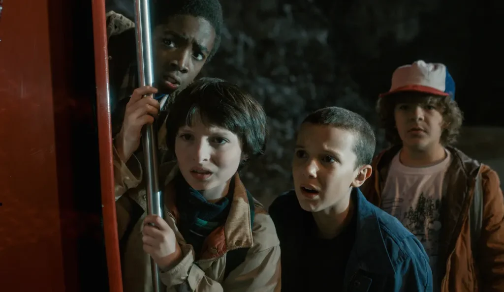 Cena da primeira temporada de Stranger Things