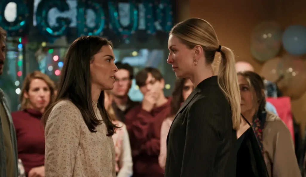 Neslihan em momento de tensão no final da série Amar, Perder