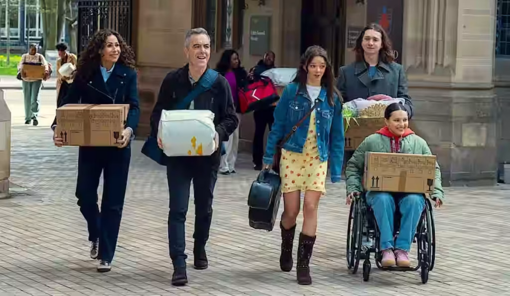 Cena da série Custe o Que Custar mostra pai em busca da filha desaparecida na Netflix