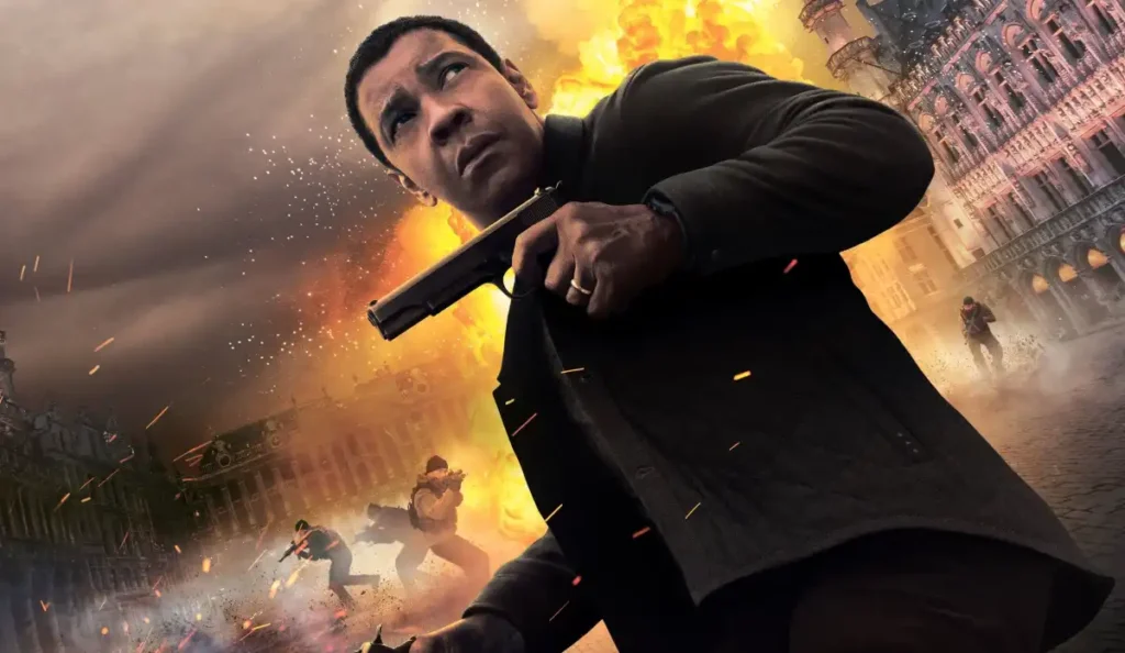 Denzel Washington em cena do filme O Protetor 2, exibido no Domingo Maior da TV Globo