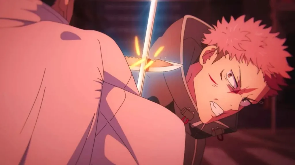Yuji Itadori em cena de confronto intenso em Jujutsu Kaisen, que agora adpta o arco Culling Game