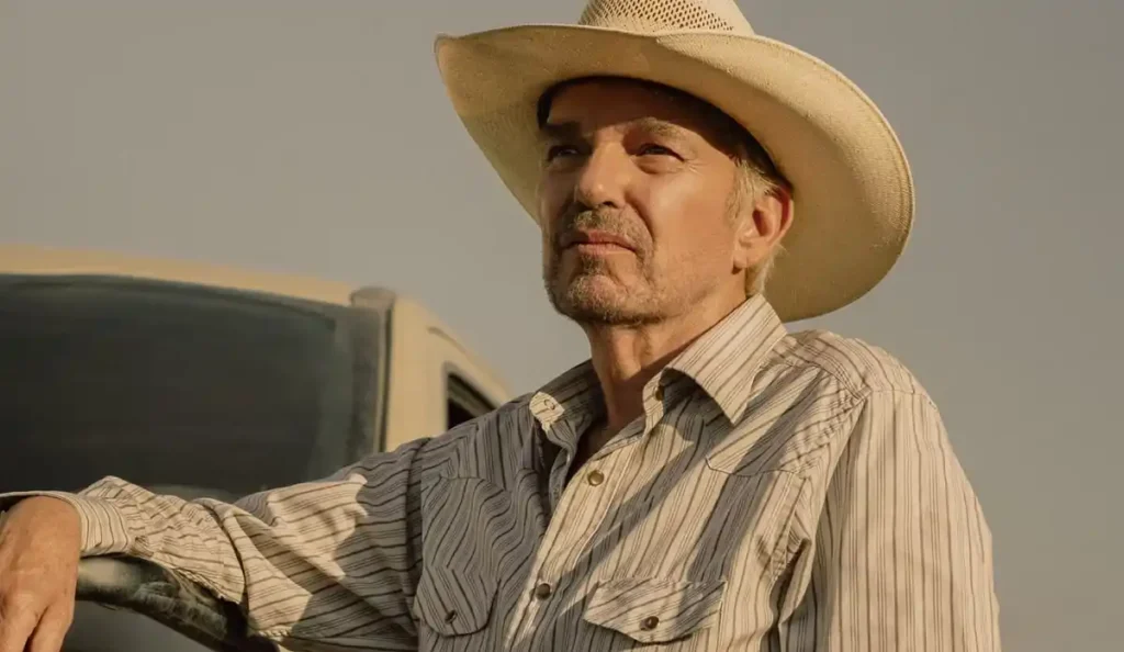 Billy Bob Thornton como Tommy Norris no episódio 9 da segunda temporada de Landman