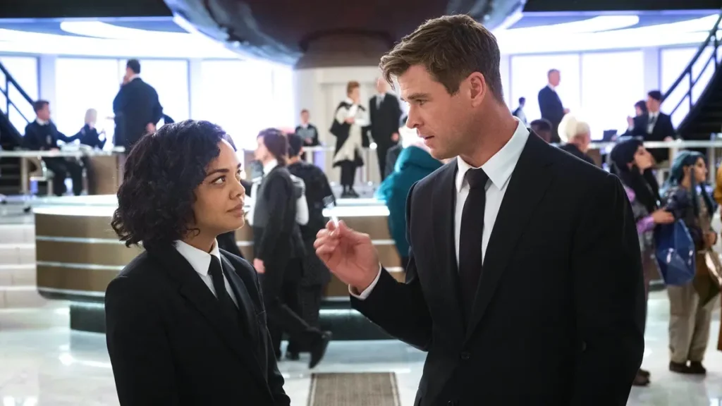 Imagem do filme MIB Homens de Preto: Internacional, que será exibido na Sessão da Tarde