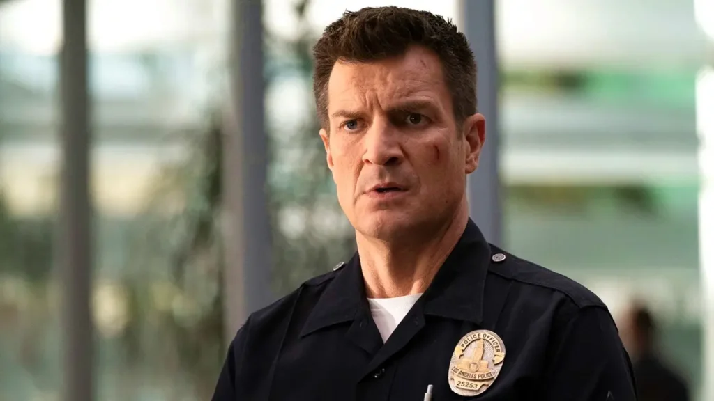 Imagem de Nathan Fillion na série The Rookie