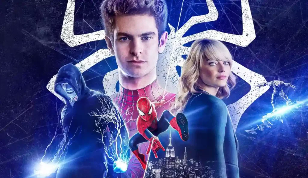 Andrew Garfield caracterizado como Homem-Aranha em cena do filme exibido na Globo