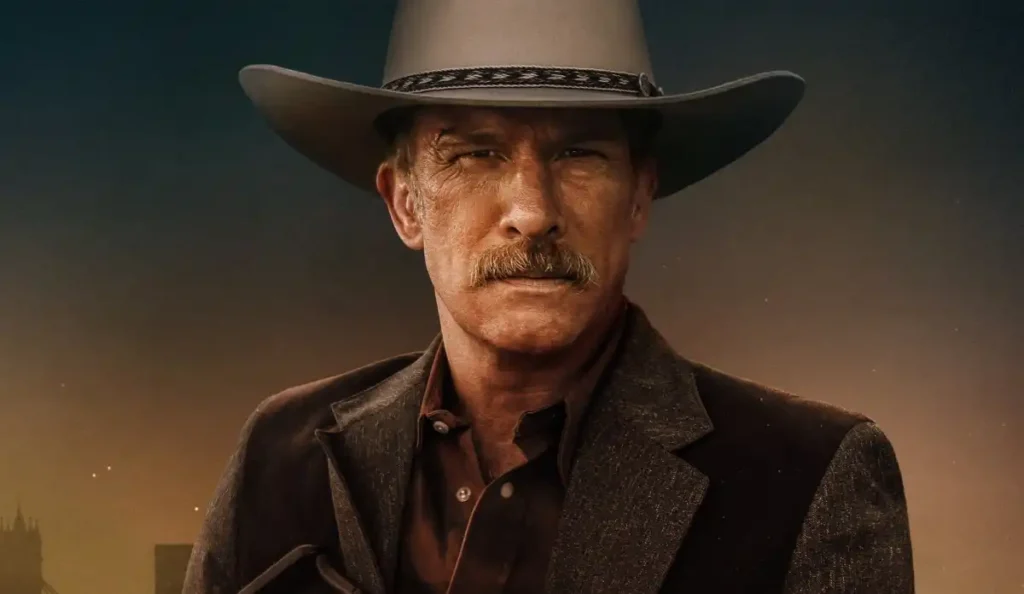 Thomas Jane em cena do filme Um Guarda-Florestal exibido no Domingo Maior