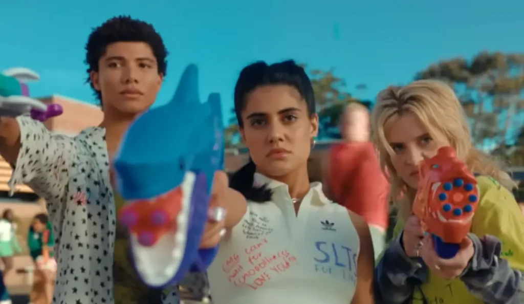 Amerie em cena da terceira temporada de Heartbreak High na Netflix