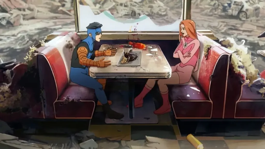 Imagem da série Invencível, do Prime Video