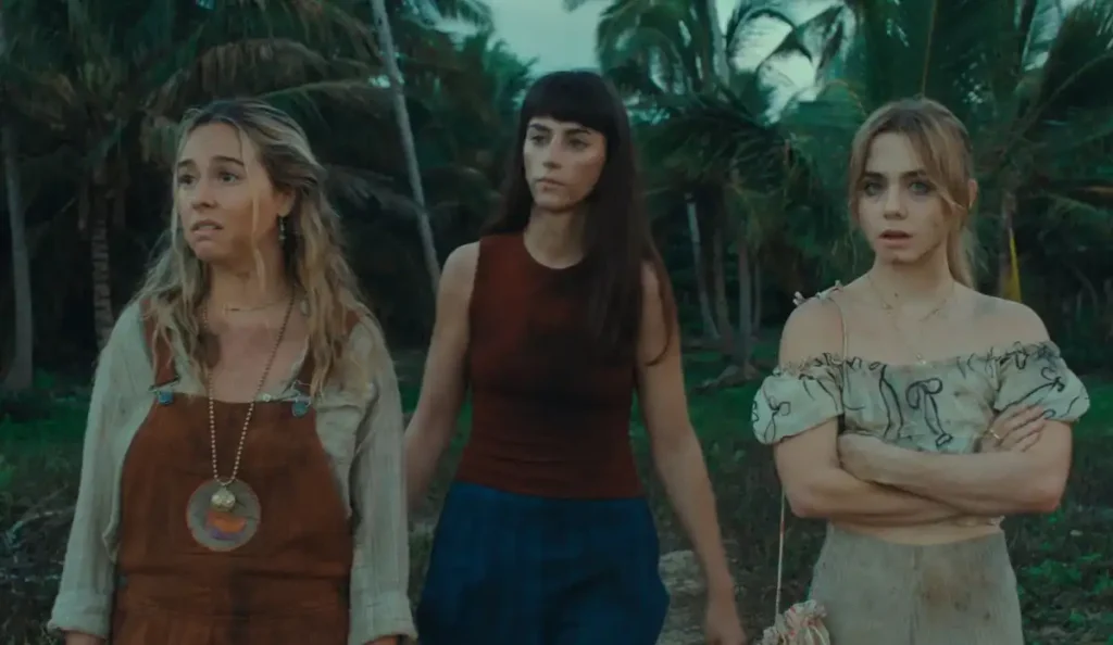 Cena da série Naquela Noite mostrando as irmãs protagonistas