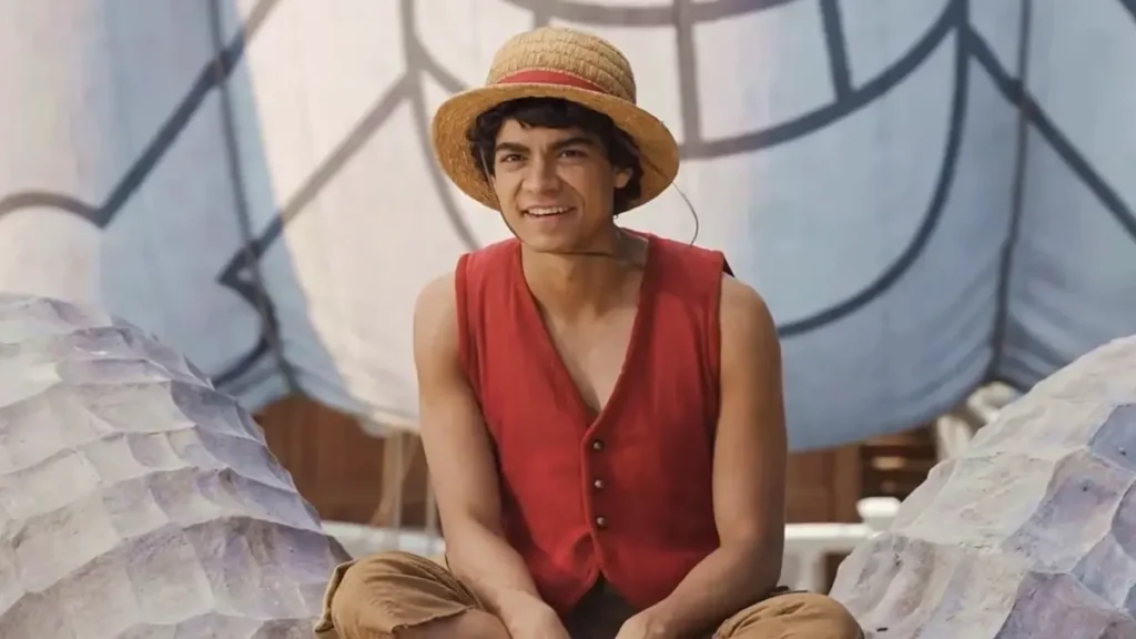Imagem com o protagonista da série One Piece, da Netflix
