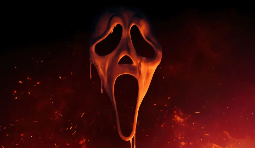 Ghostface em imagem promocional do filme Pânico 7