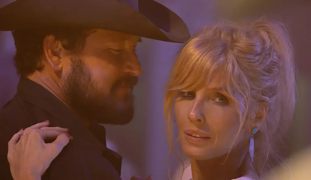 Beth e Rip em cena de Dutton Ranch