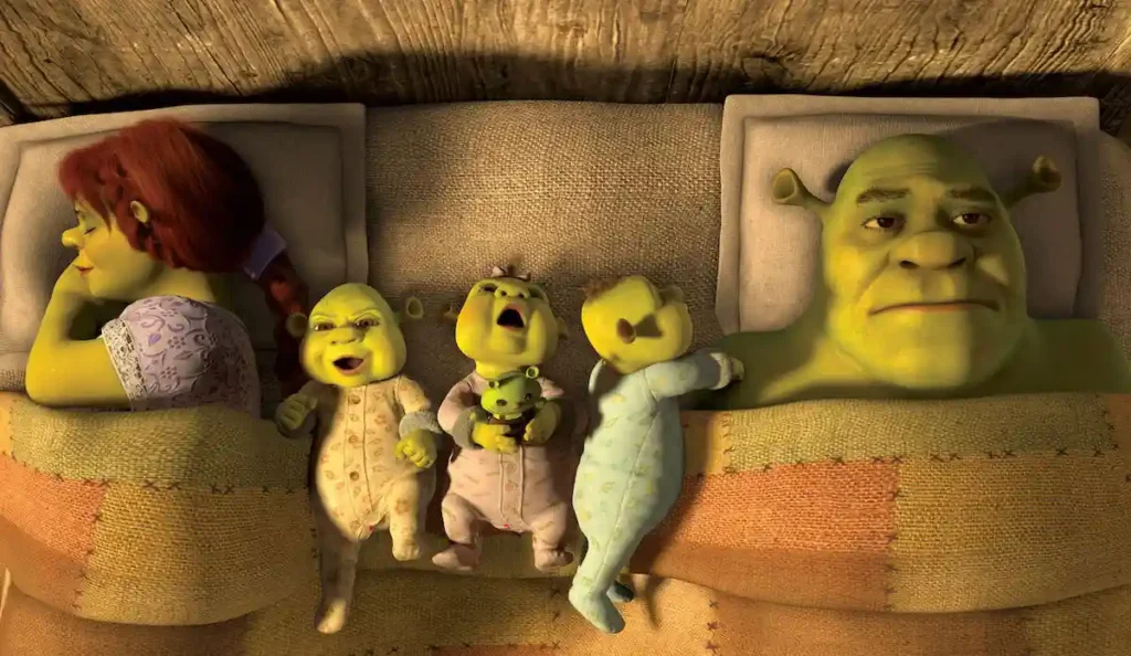 Personagem Shrek no filme Shrek Para Sempre