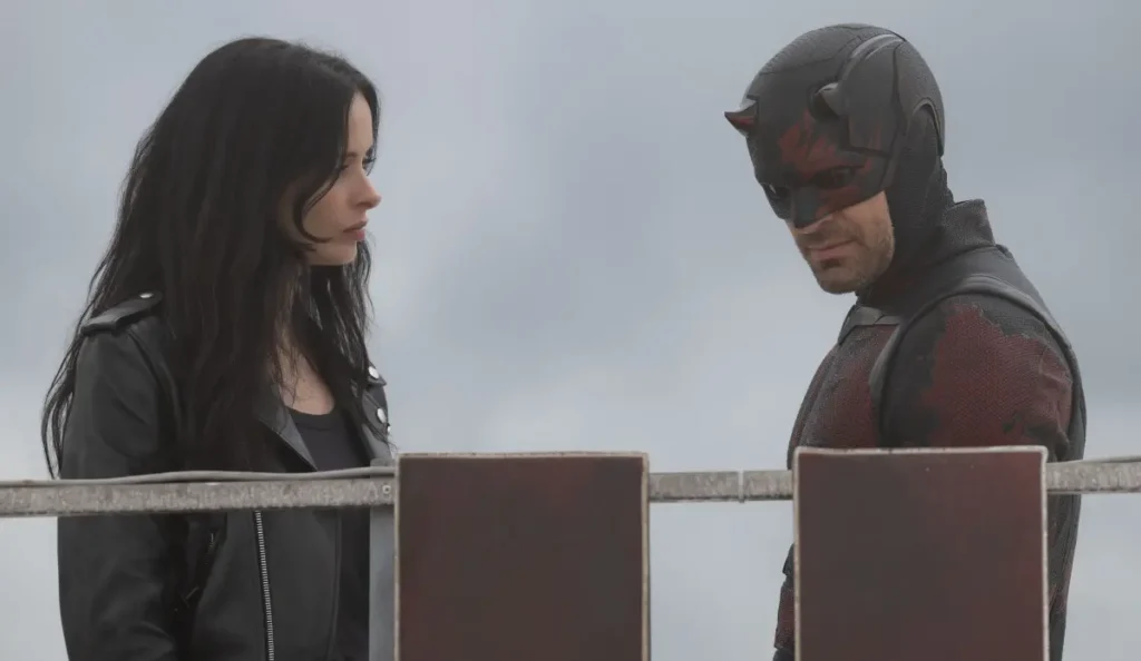 Matt Murdock como Demolidor em cena tensa da série