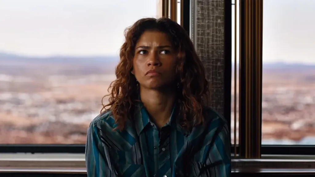 Imagem de Zendaya na terceira temporada de Euphoria