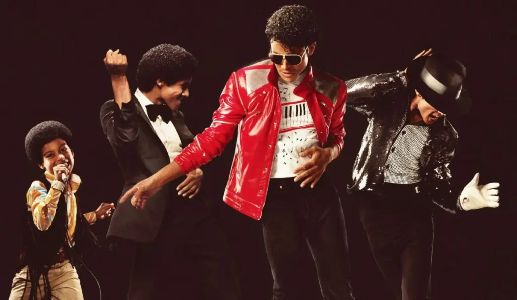 aafar Jackson caracterizado como Michael Jackson no filme Michael