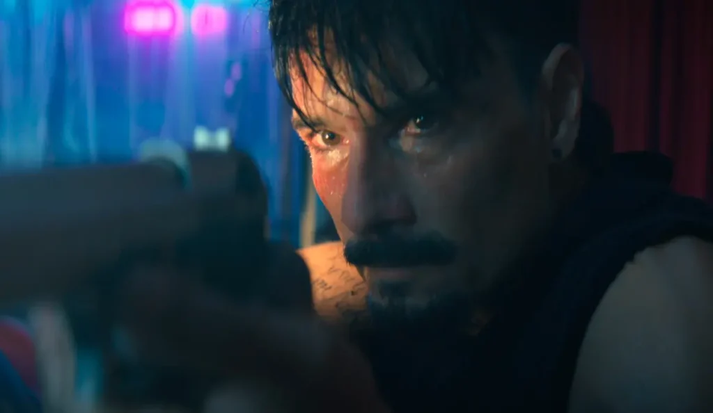 Rodrigo Santoro em cena do filme Runner 