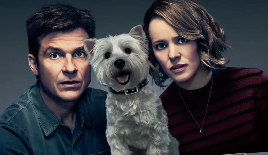 Jason Bateman e Rachel McAdams no filme A Noite do Jogo