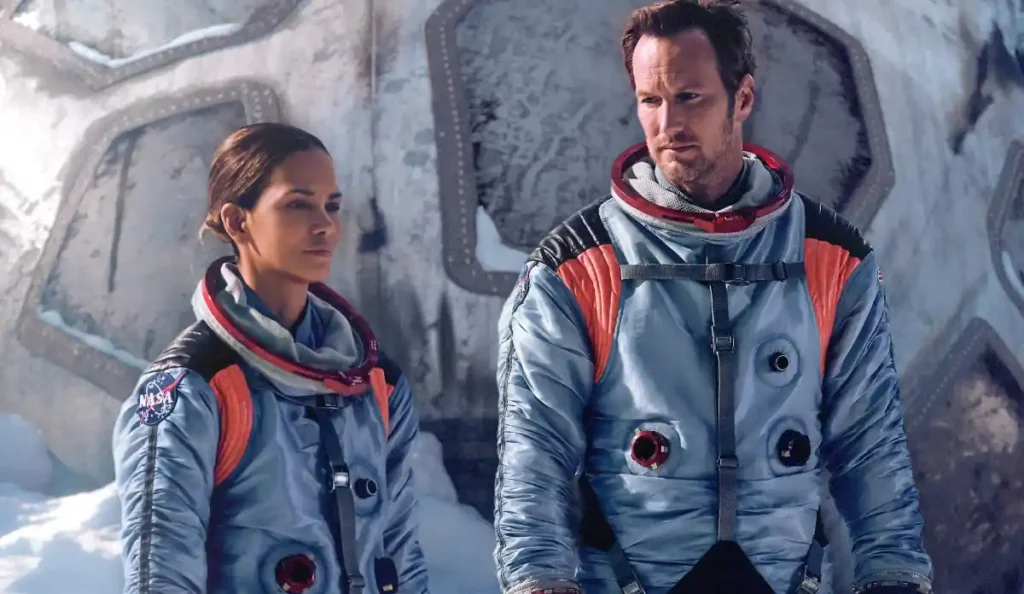 Personagens principais planejando missão para salvar a Terra em Moonfall