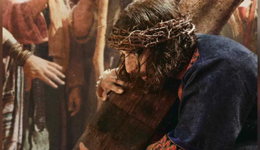 Cena de Jesus em momento dramático na 6ª temporada de The Chosen