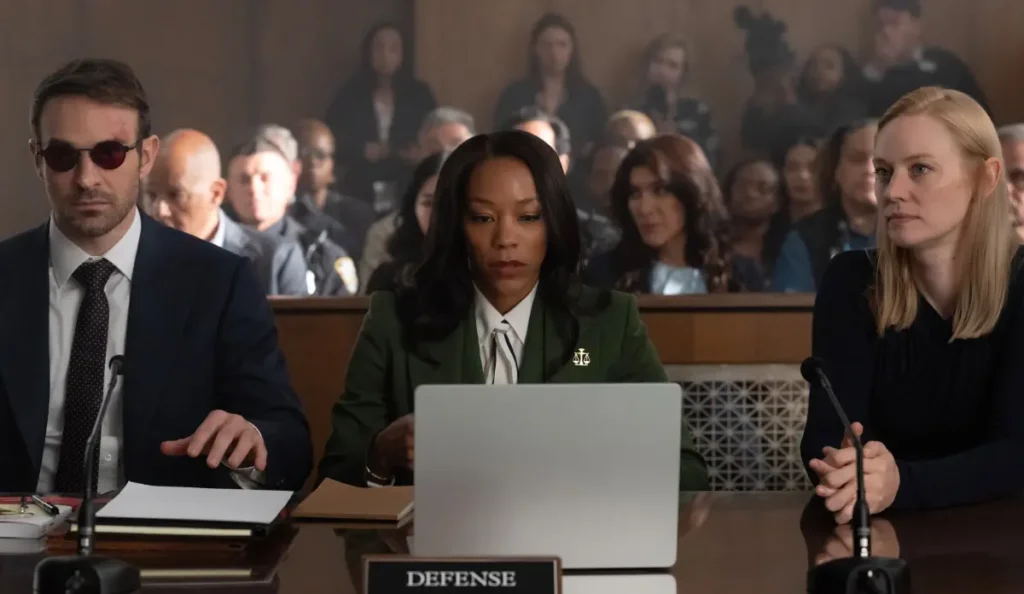 Matt Murdock em cena intensa no episódio final de Demolidor Renascido no Disney+