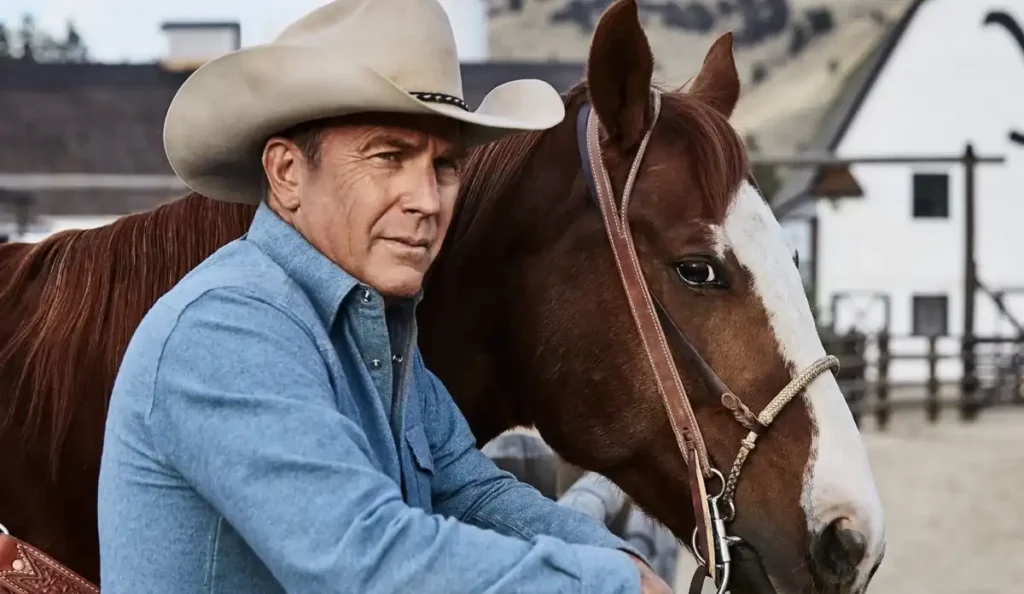 John Dutton em cena da série Yellowstone