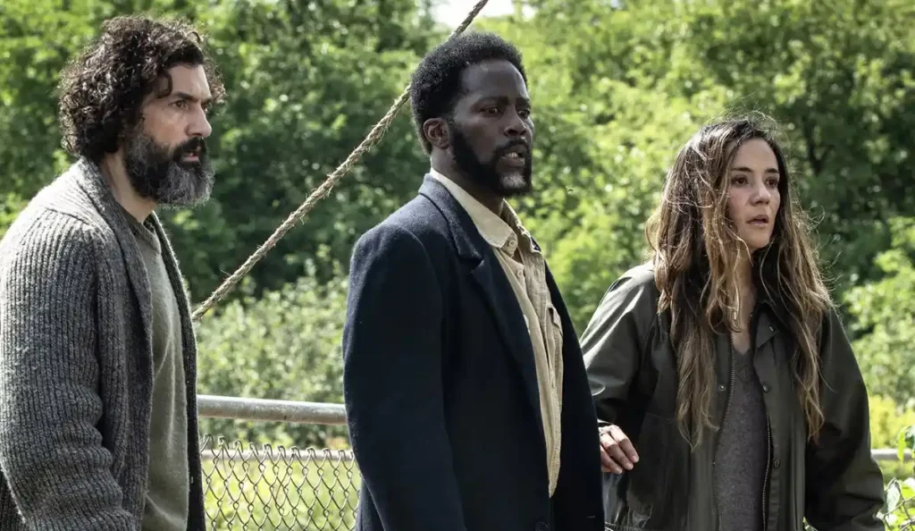 Personagens da série Origem em cena de tensão da 4ª temporada.