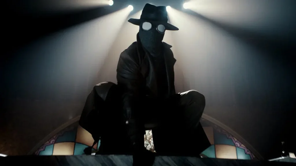 Cena de Nicolas Cage que protagoniza a série Spider-Noir, produção do Prime Video